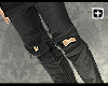 [+]Black Ripped Jeans |M