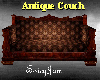Antq Sturdy Couch Brown
