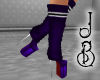 JB Purple Heels/Warmers
