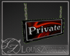 [LZ] Private Sign red