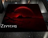 Lg Red Moon Rug ~Z~