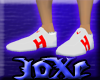[JoXe]H Shoes White-Red