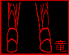 [竜]Red Warrior Boots