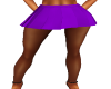 Purple S3D Pleated Skirt