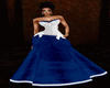 (S) Blue Wedding Dress