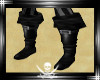Black pirate boots