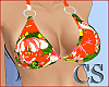 Orange Flowers Bikini