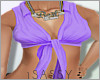 S| Tied Top Purple