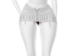 White Denim Skirt