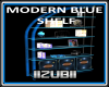 Modern Blue Shelf