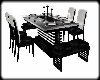Black/White Dining Table