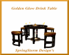 Golden Glow Drink Table