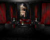 Blk-Red sofa set