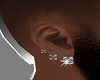 Silver Stud Earrings M
