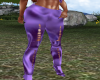 ~LS Purple Leather Pants