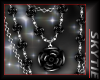 Long Rose Necklace 