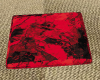 CAN Red/Blk Floor Pillow