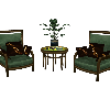 Outdoor duo seating