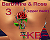 ~KB~ BarbWire-Rose3(UBk)
