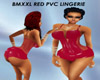 BMXXL Red PVC lingerie