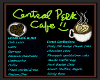 Central Perks Cafe Menu