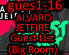 ALVARO JETFIREGuest List
