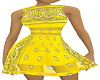 [C] bandana dress yellow