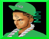 [MJ]~ Green MM Hat