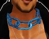 Blue Chain Collar
