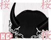 Charm Horns Blk