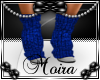 !!M Blue Knit Boots