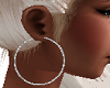Silver hoop Earrings