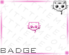 Badge Kitty 1a :K: