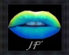 Lips Fantasy Green Bleu