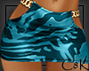C8K Zebra Skirt Blue RL