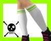 Knee Socks [greenstripe]