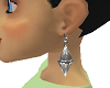 orecchini rombo argento