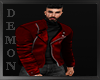 DxT' Red Leather Jacket
