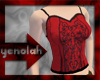 red embroid top