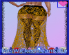 Lace Skirt Gold