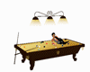 Golden Pool Table