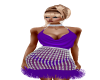 Purple Skirt with Gems