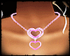 PINK ~ HEARTS ~ NECKLACE