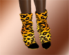 leopard boots&socks