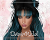 Aniyah Teal Love + Bangs