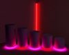 Glowing Cylinder Seats