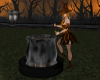 Animated Witch Cauldron