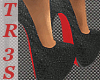 3|Louboutin Black Heels