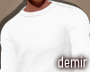 [D] Dell white sweater