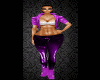 ~Diva~Purple Leather Jac